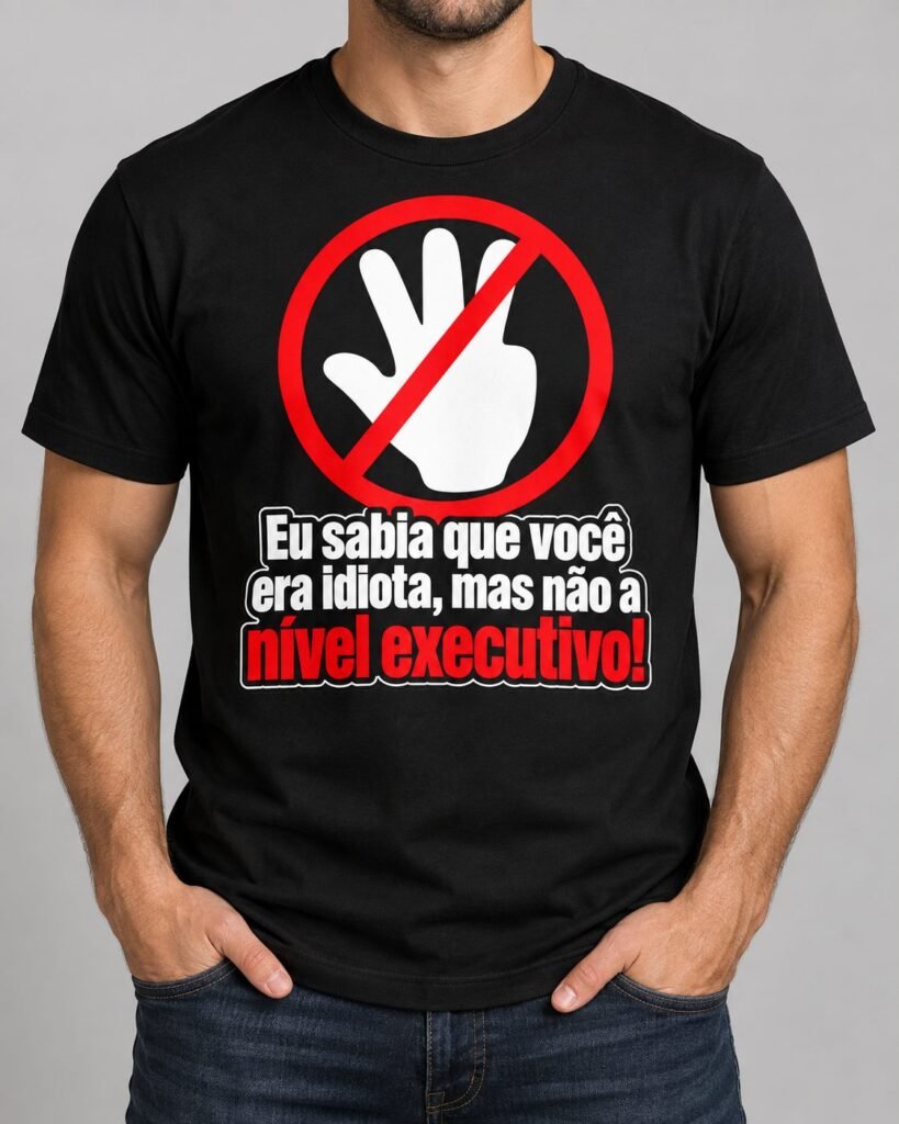 Nível Executivo - Camiseta Preta