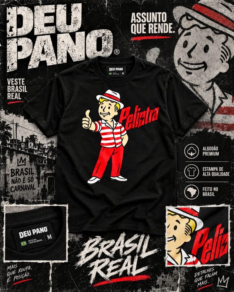 Pelintra - Camiseta Preta - foto 2