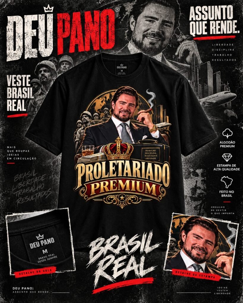 Proletariado Premium - Camiseta Preta