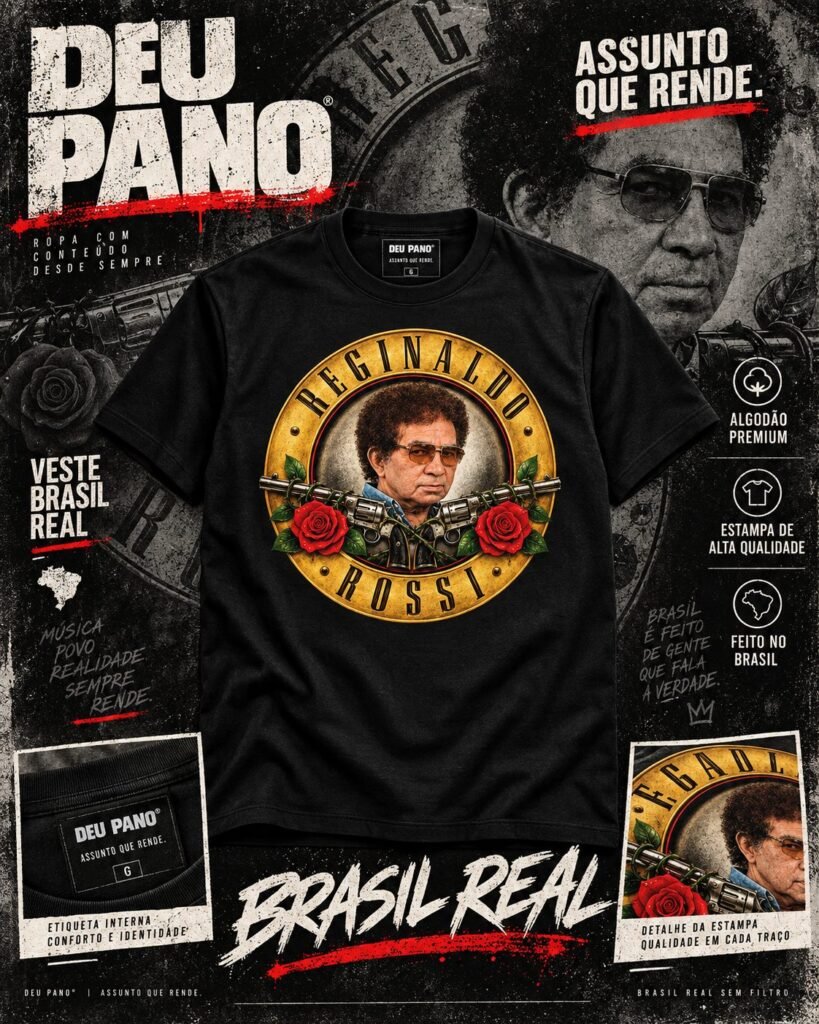 Reginaldo Rossi - Camiseta Preta - foto 2