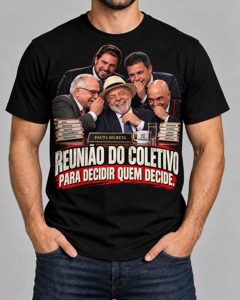 Reunião do Coletivo - Camiseta Preta
