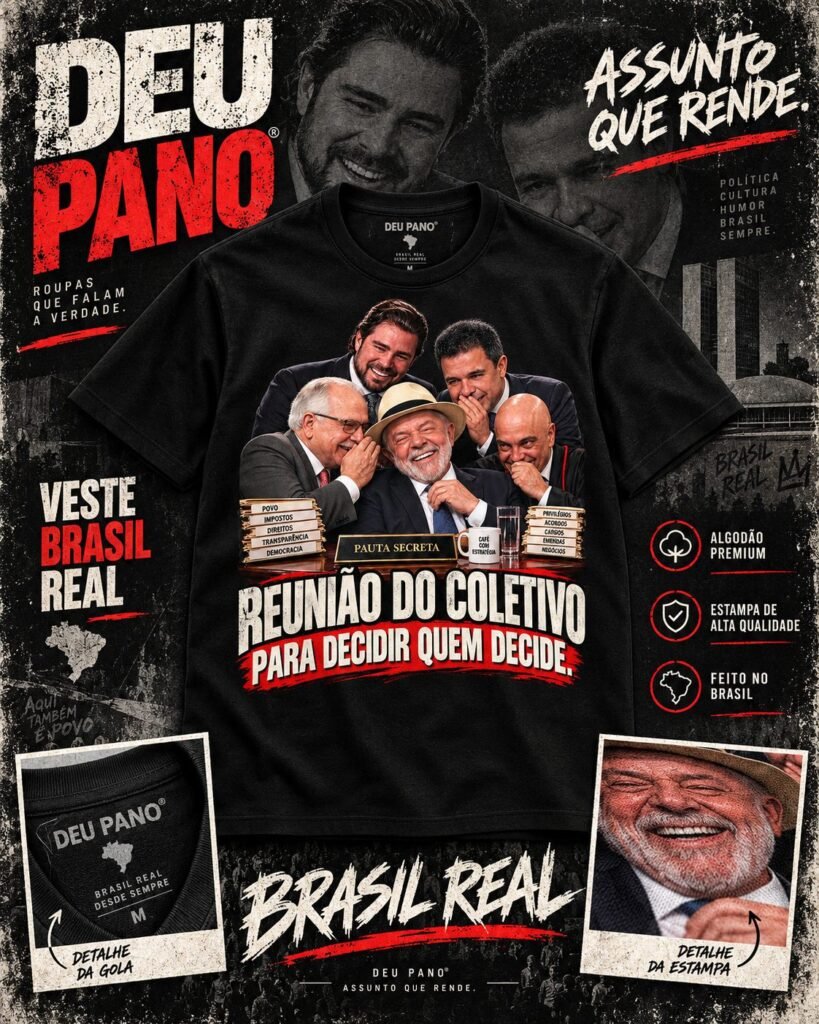 Reunião do Coletivo - Camiseta Preta - foto 2