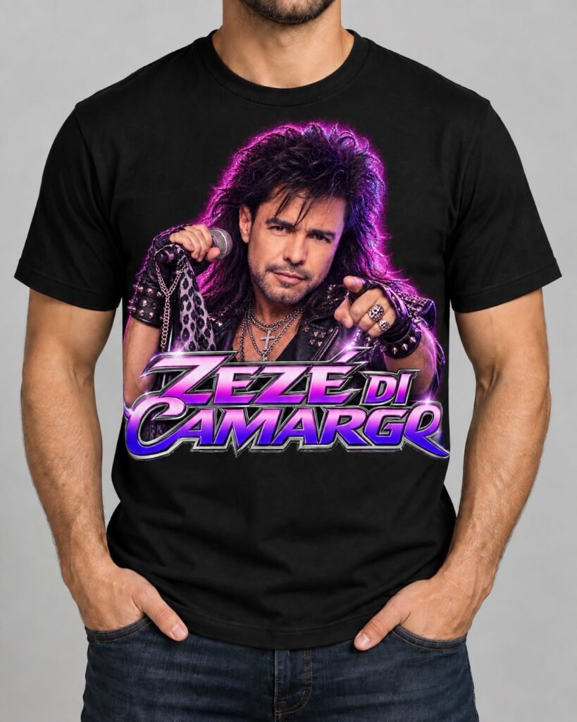 Zezé di Camargo - Camiseta Preta