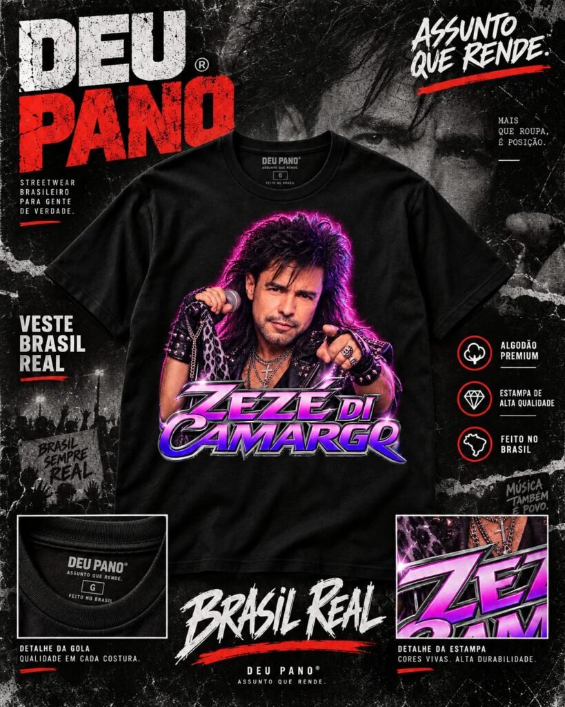 Zezé di Camargo - Camiseta Preta - foto 3